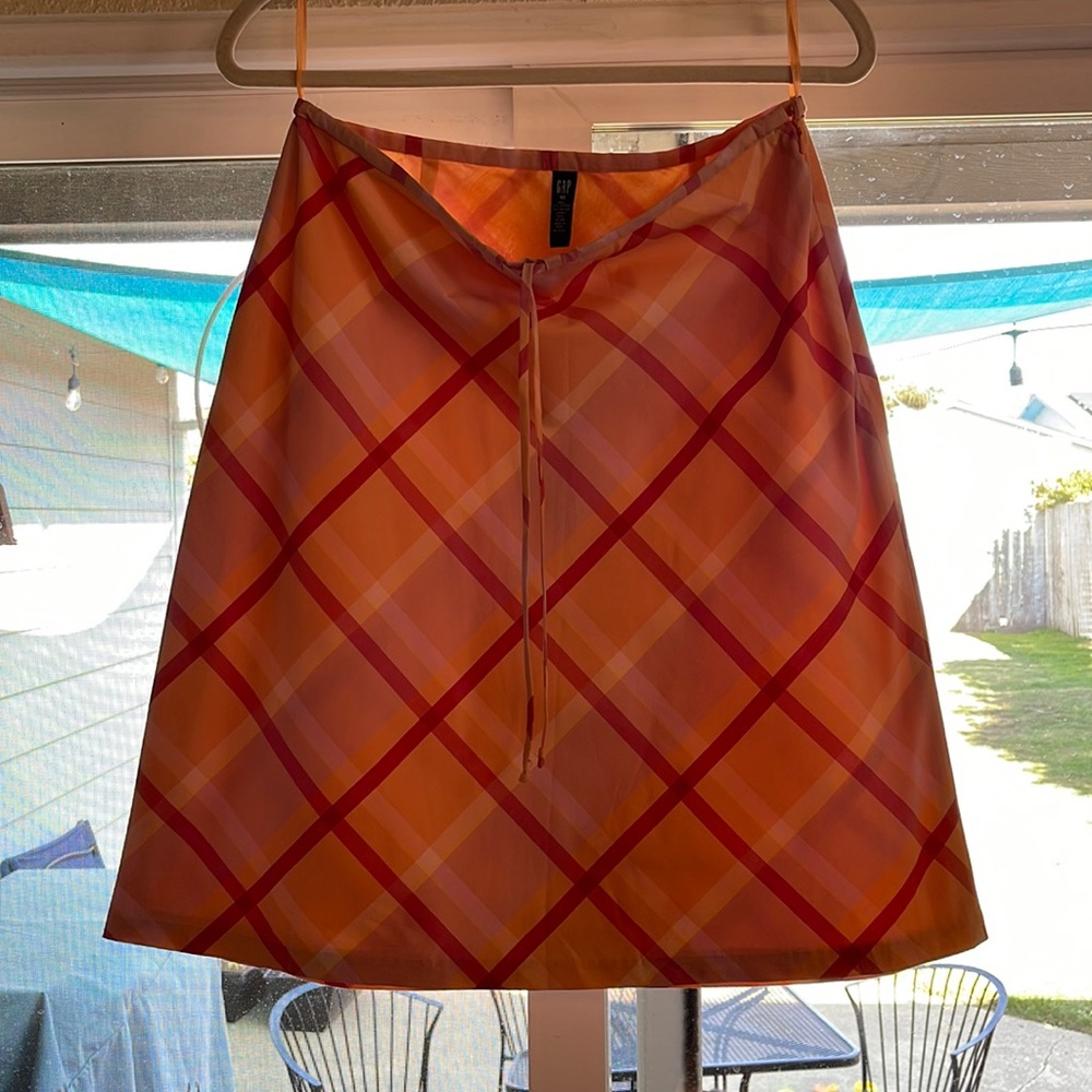 Peach A-Line skirt